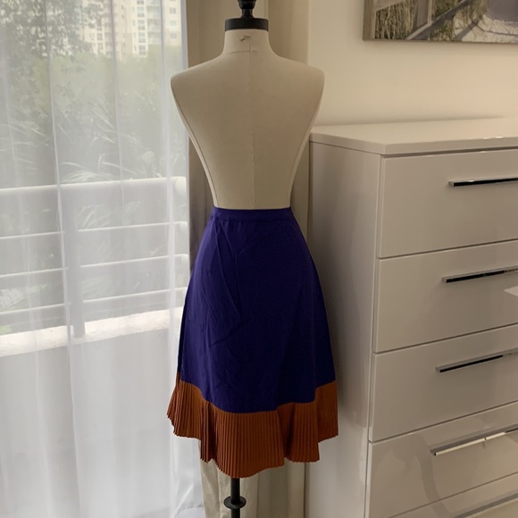 J.Peterman NWT Silk Blend Skirt size 10 - Picture 3 of 14